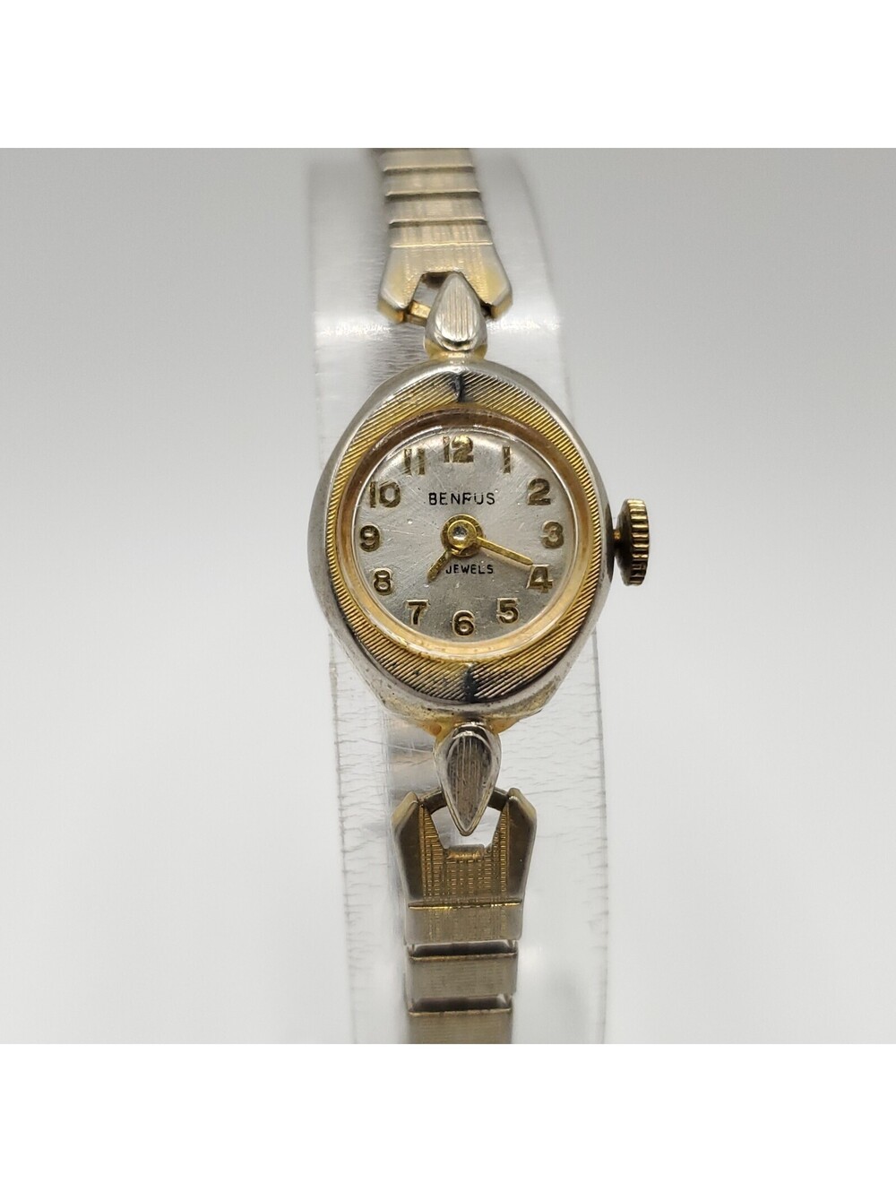 Benrus 17 Jewel Mechanical Womens Watch 16mm For Parts Or Repair